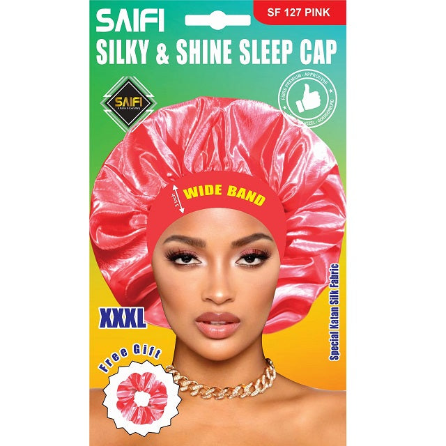 Saifi Silky & Shine Sleep Cap XXXL Pink SF127