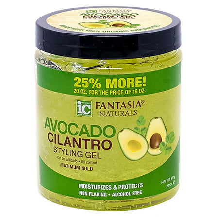 IC Fantasia Naturals Avocado Cilantro Styling Gel 567 g