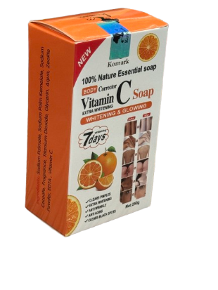 Komark Natural Essential Soap Body Correct Vitamin C Extra Whitening Soap 250 g