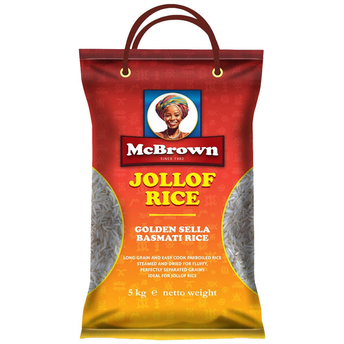 MC BROWN Golden Sella Basmati Jollof Rice 5 kg