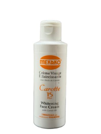 Mekako Whitening Face Cream Carrot Oil 120 ml