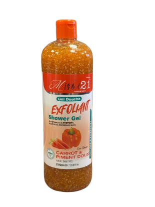 Misba21 Exfoliant Shower Gel Carrot and Piment Doux 1000 ml