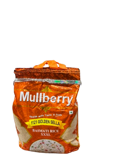 Mullberry 1121 Golden Sella Basmati Rice XXXL 5 KG