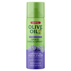 ORS Olive Oil Braid Sheen Spray Lavender Oil Acai Oil and Biotin 284 g