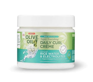 ORS Olive Oil Daily Curl Crème Rice Water and Electrolytes 227 g