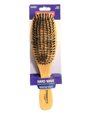 Red Kiss Hard Wave Boar Bristle Brush