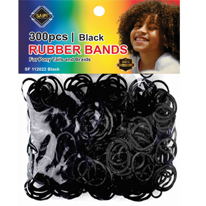 Saifi Rubber Bands Black 300 pices