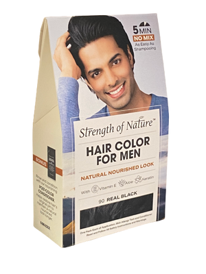 SON Hair Color Shampoo Men Real Black nummer 90 - Africa Products Shop