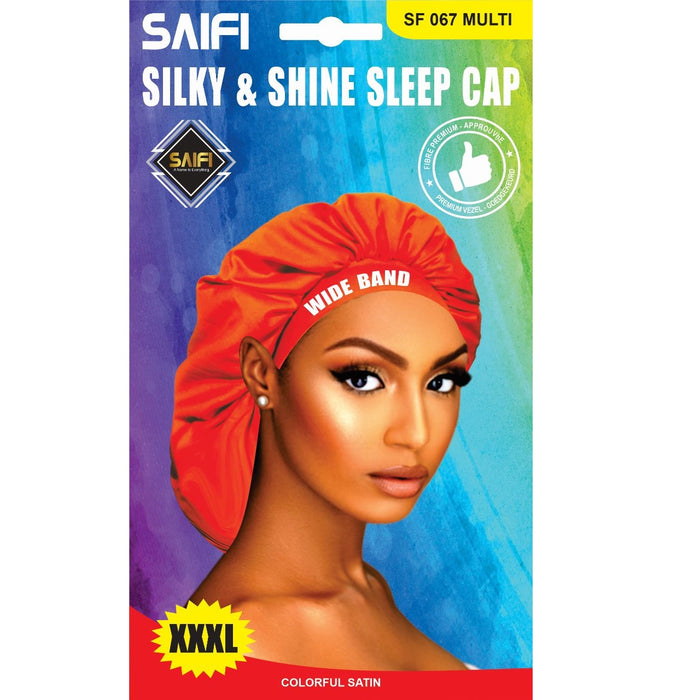 Saifi Silky & Shine Sleep Cap SF 067 Multi XXXL