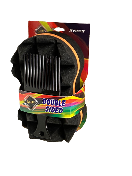 Saifi Double Sided Twist Sponge SF0323028 + FREE COMB