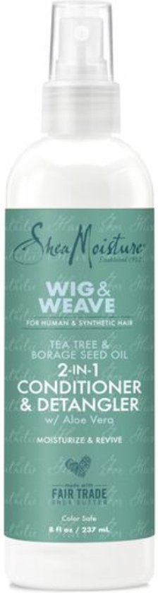 Shea Moisture Wig & Weave 2in1 Conditioner & Detangler 8 oz