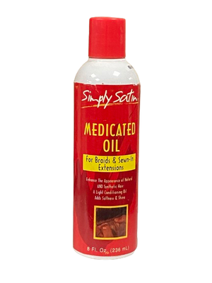 Simply Satin Medicated Oil 236 ml - Africa Products Shop