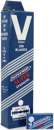Supermax Stainless Blades 200 pieces