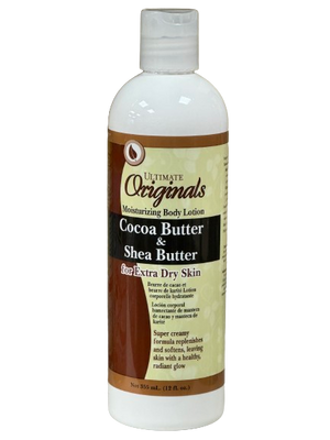 Ultimate Originals Cocoa Butter and Shea Butter Moisturizing Body Lotion 355 ml - Africa Products Shop