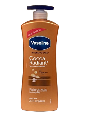 Vaseline Intensive Care Cocoa Radiant 600 ml - Africa Products Shop