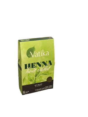 Vatika Henna Hair Color Jet Black 6 Sachets 60 g