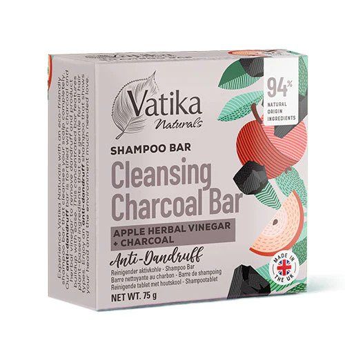 Vatika Naturals Shampoo Cleansing Charcoal Bar 75g