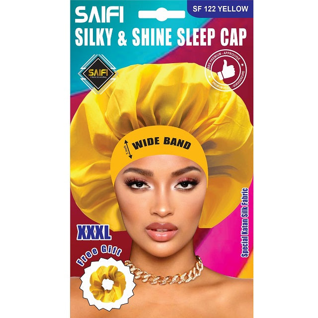 Saifi Silky & Shine Sleep Cap Yellow XXXL SF122