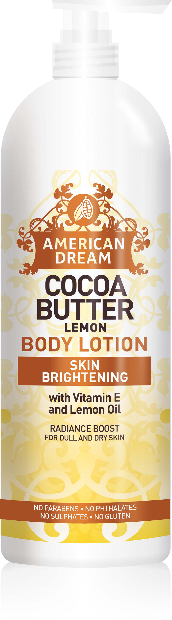 American Dream Cocoa Butter Body Lotion Lemon Skin Brightening 750 ml