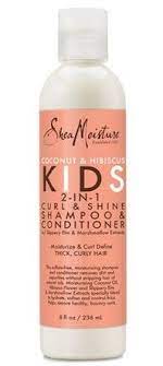 SHEA MOISTURE COCONUT &amp; HIBISCUS KIDS CURL &amp; SHINE SHAMPOO &amp; CONDITIONER 236ML