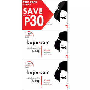 Kojic (Kojie San) Skin Lightening Soap Trio Pack