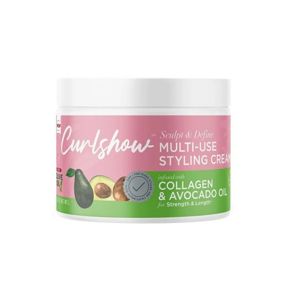 Curlshow Multi-Use Styling Cream Collagen & Avocado Oil 340g