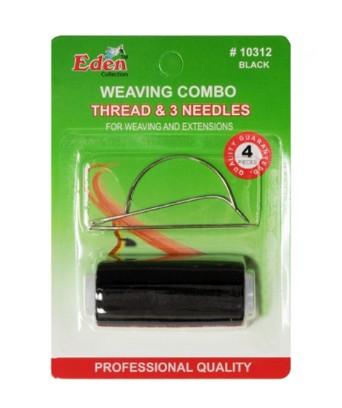 Weaving Combo, Needles and Thread Set, Black