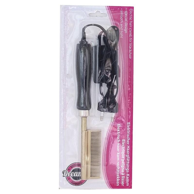 Electric pressing comb outlet for black hair