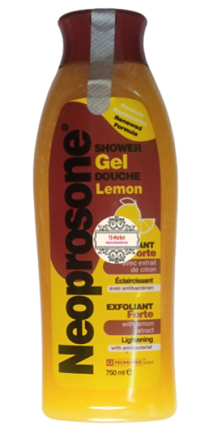 Neoprosone Lemon Shower Gel Lightening Antibacterial 750 ml