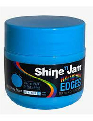 Shine 'n Jam Rainbow Edges Blueberry Blast 4oz - Africa Products Shop